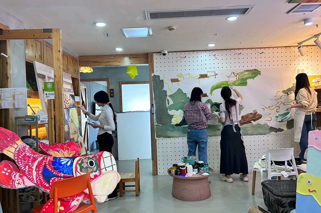 春雨树美育庐阳财富广场校区教室内部环境实景